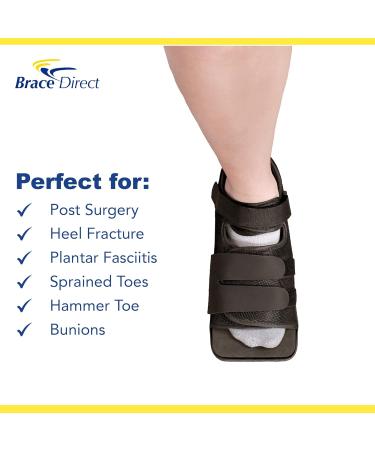 Squared Toe Post Op Shoe - Adjustable Medical Walking Shoe for Surgery Recovery Broken Foot Stress Fractures & Bunions - L3260 - Buy Online on GoSupps.com