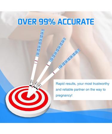 Pregnancy & Ovulation Test Strips Combo Kit - 25 Pregnancy Strips & 50 LH Tests - Early Detection, 10 MIU/ml Sensitivity - Buy Online on GoSupps.com