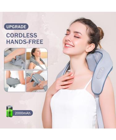 Shiatsu 4D Neck Massage Device with Heat - Perfect for Home & Office | Ideal Gifts for Men & Women - Buy Online on GoSupps.com