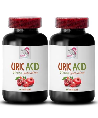 Lower uric Acid high uric Acid Foods - URIC Acid - high uric Acid Symptoms Natural Ways to Lower uric Acid Supplements for uric Acid How to Reduce uric Acid Pomegranate Extract 2Bot 120Cap