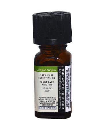 Aura Cacia Organic Lemon Essential Oil - 0.25 fl oz (7.4 ml) - Pure Aromatherapy - Buy Online on GoSupps.com