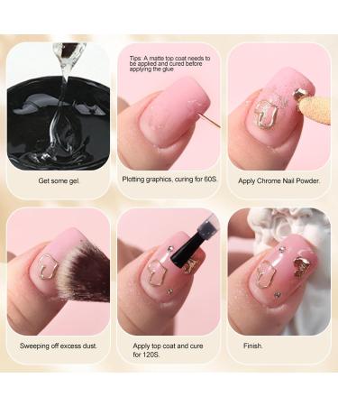 Gel Nail Glue for Fake Nails | Strong Fake Nail Adhesive for Press On Nails - Nail Supplies for Salon Home for 3D Sculpture Gel Nail Tips Strengthen Soft Gel Nail Tips - Buy Online on GoSupps.com