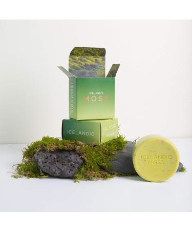 Exfoliating Bars of Soap - Natural Ingredients, Assorted Scents - Icelandic Kelp & Moss, Set of 2, 4 oz Each - Buy Online on GoSupps.com