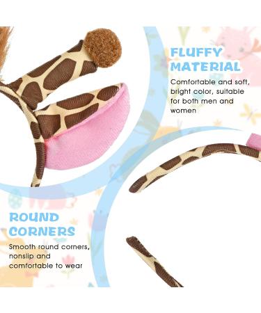 WLLHYF Giraffe Animal Headband - Cute Cosplay Party Hair Accessories - Buy Online on GoSupps.com