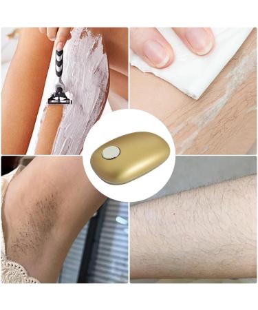 Shurzzesj Smooth hair eraser reusable crystal shaver personal trimmer hair removal epilators crystal shaver for women and men Gold - Buy Online on GoSupps.com