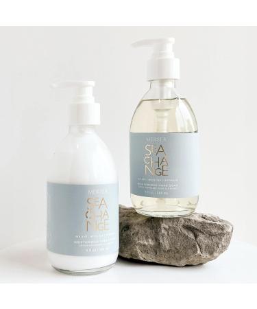 MERSEA Liquid Hand Soap - Sea Change 9 oz Glass Bottle Pump | Eco-Friendly & Stylish for Home - Buy Online on GoSupps.com