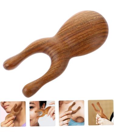 Hoement Green Sandalwood Comb - Portable Wear-Resistant Facial Massage Device | Household Massage Accessories for Ultimate Relaxation - Buy Online on GoSupps.com
