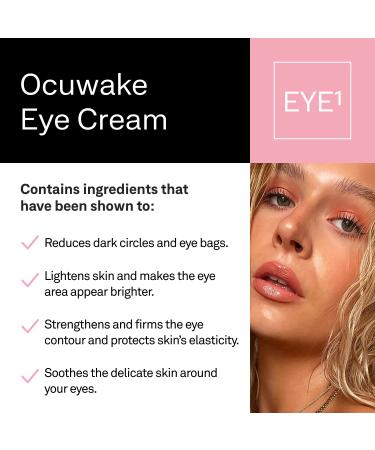 Facetheory Ocuwake Eye Cream - Brightening Vitamin C Formula for Dark Circles, Eye Bags & Skin Firming - Buy Online on GoSupps.com