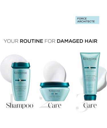 K rastase Resistance 3-Step Routine for Damaged Hair Contains Strengthening Shampoo Hair Mask & Heat Protecting Milk - Buy Online on GoSupps.com
