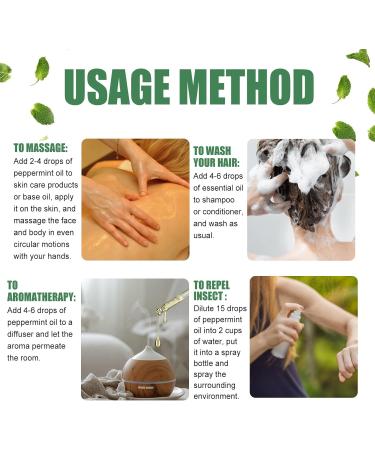 Massage Oil Mint Relaxation Oil with Peppermint for All Skin Types | Perfect for Couples & International Shipping - Buy Online on GoSupps.com