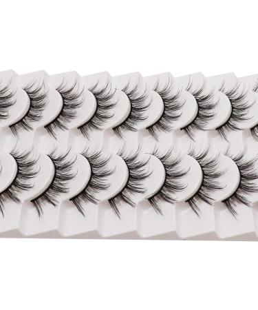 Ahrikiss Manga Lashes False Eyelashes - Manga-6D75 - 10 Pairs - Buy Online on GoSupps.com