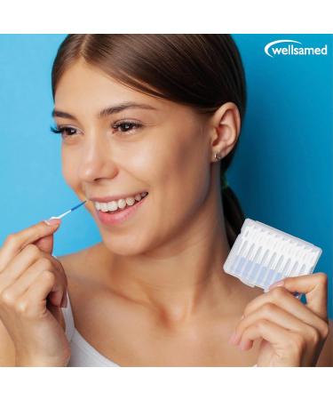 Wellsamed FlexPicks - 20 Interdental Brushes with Flexible Rubber Bristles for Effective Teeth Cleaning | International Shipping - Buy Online on GoSupps.com