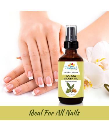 Buy 4 oz Jojoba Oil - Natural Pure Cold Pressed Moisturizer for Skin Hair Nails | International Shipping Available - Buy Online on GoSupps.com