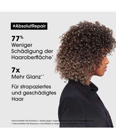 L Or al Professionnel | Shampoo With Protein And Gold Quinoa for Dry And Damaged Hair Serie Expert Absolut Repair 750 ml (Pack of 1) - Buy Online on GoSupps.com