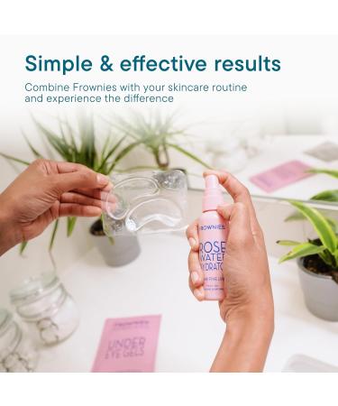 Frownies Rose Water Hydrator Spray - Hydrating Face Mist - Oil Control Toner For Face - Suitable for All Ages And Skin Types 2oz - Buy Online on GoSupps.com