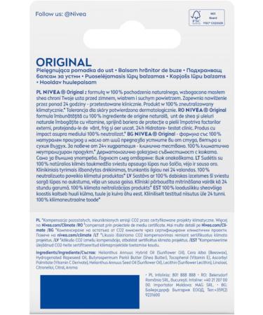  NIVEA NIVEA Lipstick Original Lip Care 4.8 g - Buy Online on GoSupps.com