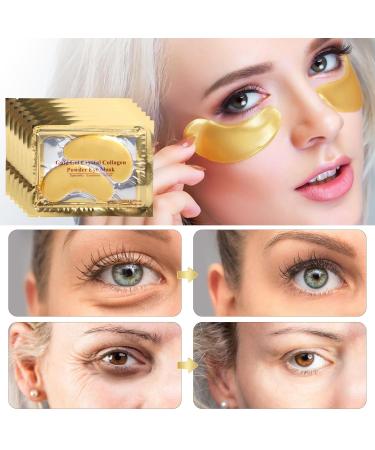 Shop POSTA 50 Pairs 24K Gold Eye Masks | Collagen Under Eye Treatment for Dark Circles & Puffiness | Luxury Gift for Women & Men - Buy Online on GoSupps.com