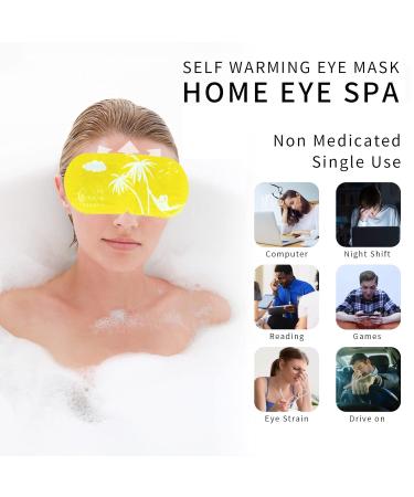 LEYE 16-Pack Chamomile Steam Eye Mask for Dry Eyes, Dark Circles, Puffiness - Migraine Relief & Stye Removal - Buy Online on GoSupps.com