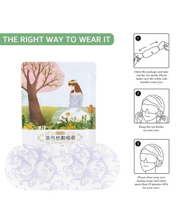 MEECI 16-Pack Steam Eye Mask for Sleeping and Dry Eyes - Disposable Warm Compress Masks for Dark Circles and Puffiness Relief - Soothing Eye Care Pads - Unscented - Buy Online on GoSupps.com