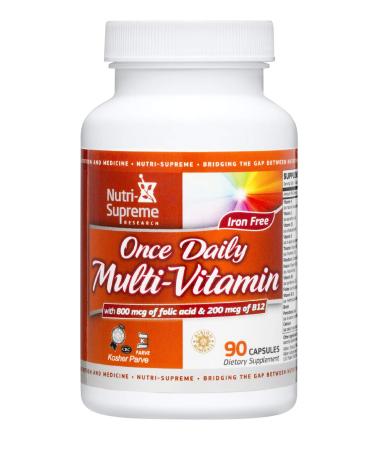 Nutri Supreme Research Once Daily Multi - Vitamin 90 Capsules