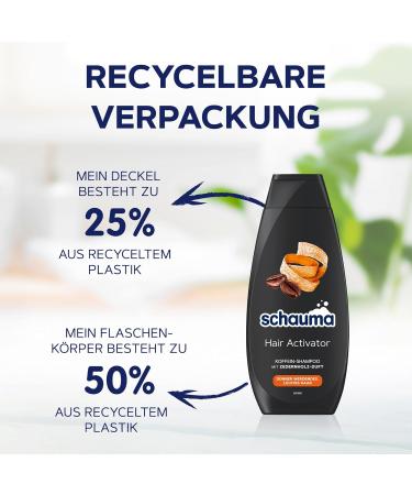 Schwarzkopf Henkel Schauma Caffeine Shampoo Hair Activator 400 ml hair shampoo promotes the release of growth factors shampoo strengthens the hair - Buy Online on GoSupps.com