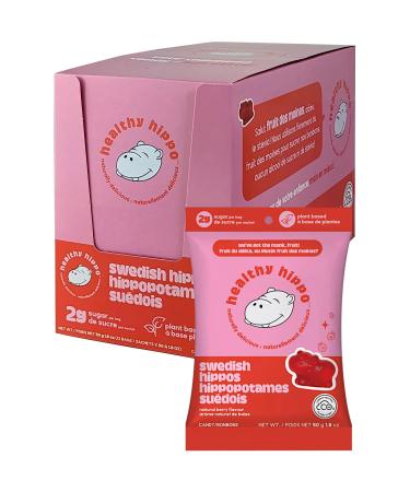 Healthy Hippo Low Sugar Gummies - Swedish Hippos 50g Pack of 12