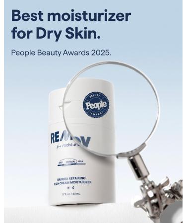 Remedy for Rich Moisture | Barrier Repairing Rich Cream Moisturizer for Normal to Dry Skin | Quadruple Ceramide Complex Peptides Squalane Glycerin | By Dermatologist Dr. Shah 1.7 fl. oz - Buy Online on GoSupps.com
