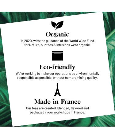 Kusmi Tea Aquaexotica Bio - Hibiscus & Apple Gourmet Fruit Tea - 100g Metal Can | Hot or Iced Tea - Buy Online on GoSupps.com