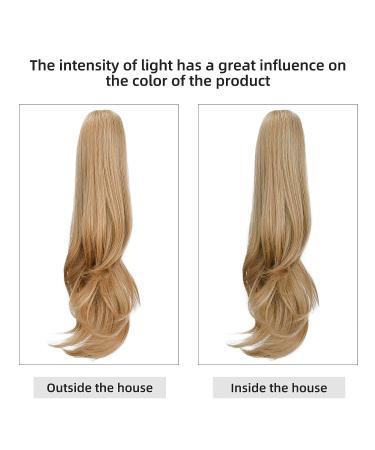 HewEicsy 20 Ponytail Extension Synthetic Hairpiece Blonde - Clip-in Daily Fluffy Ponytail Wig for Women - Buy Online on GoSupps.com