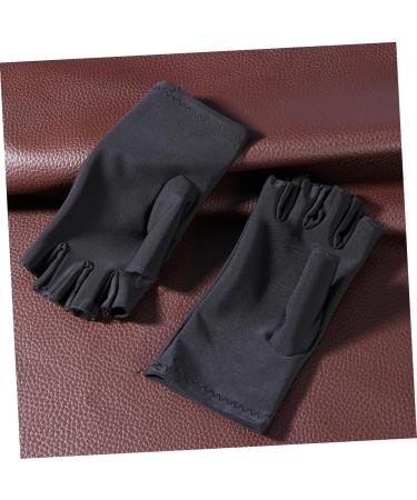 FRCOLOR 5 Pair Miss summer sun protection apparel nail manicure half-finger gloves gloves sun protection gloves for women Anti-UV fingerless gloves thin section Fingerless - Buy Online on GoSupps.com