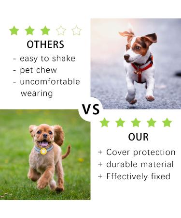 PAKESI Airtag Dog Collar Holder Tracking Dog Cat Pet Loop 3 Pack Silicone Pet Collar Anti-Lost Air Tag Holder for Apple Airtags Anti-Lost Air Tag Holder-M size Dark Blue + Black + Yellow M - Buy Online on GoSupps.com