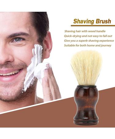 Beard Shaving Brush Hardwood Handle & Soft Bristles | Professional Barber Tool for Men - International Shipping Available - Buy Online on GoSupps.com