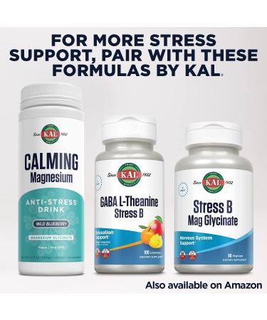 KAL Stress B Complex Vitamin Supplement for Energy and Immune Support - 100 Tablets - Buy Online on GoSupps.com