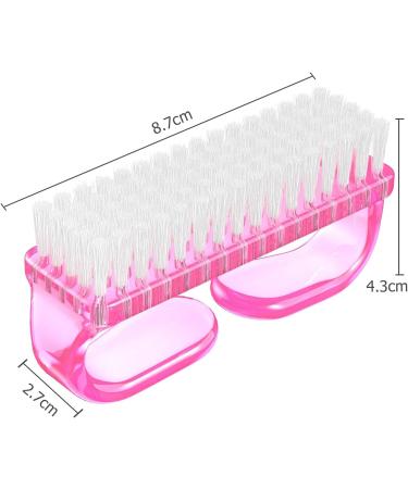 6 Pcs Nail Cleaning Brush Larbois Plastic Handle Scrubbing Brush Eco Friendly Fingernail Brush with Soft Bristles Nail Manicure Dust Brush for Hand Toes Nail Home Garden Salon use 6pack-Color 2 - Buy Online on GoSupps.com