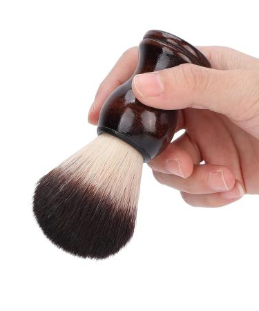 Premium Wooden Handle Shaving Brush | Soft Hair Barber Brush for Easy Shaving Foam Application | High-Quality Beard Grooming Tool for Men - Buy Online on GoSupps.com