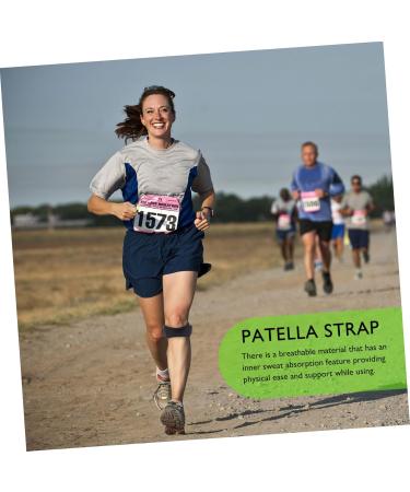 Buy Adjustable Patellar Girdle Knee Pads - Jumper Knee Support Brace & Tendon Strap for Pain Relief - Buy Online on GoSupps.com