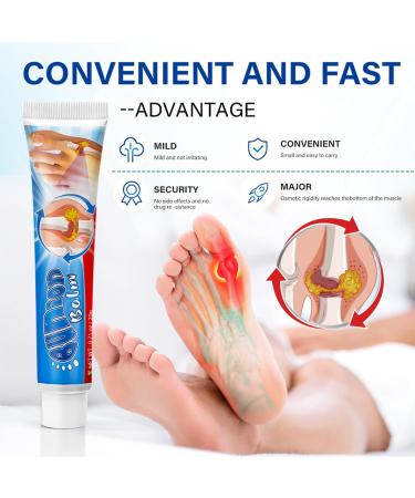 Cr me Apaisante pour les Douleurs Musculaires Cr me Apaisante pour les Oignons Gel de Massage Articulations Professional soin Gel pommades pour l' peron le cou la taille le dos 20g - Buy Online on GoSupps.com