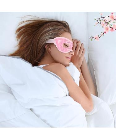 EXBTAY 2-Piece Cooling Eye Mask Set | Reusable Gel Masks for Migraine Dark Circles & Dry Eyes - Ideal Cooling Sleeping Mask & Goggles - Buy Online on GoSupps.com