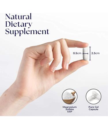 Dr. Clark Magnesium Sulfate USP (Epsom Salt) 1030mg - Constipation Relief & Liver/Gallbladder Cleanse - 100 Capsules - Buy Online on GoSupps.com