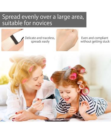 3 Piece Makeup Brush Set | Foundation Concealer Brush | Concealer Brush Ultra Thin | Makeup Brushes Foundation Brush for Women | Fine Fibre Hair Powder Brush | Beauty Gift for Women - Buy Online on GoSupps.com