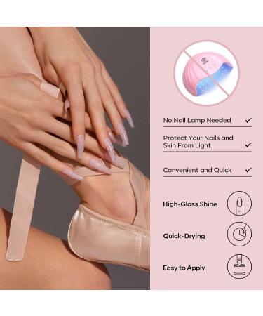 Modelones Dip Powder Nail Kit - 6 Translucent Colors, 12 Pcs, Base & Top Coat - DIY French Nail Art - Buy Online on GoSupps.com