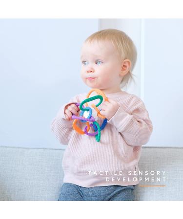 Quark Thiingy Baby Teething Toy - BPA-Free Silicone Rings & Rattle - Safe & Sterilized - Newborns 0-12 Months - Buy Online on GoSupps.com