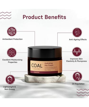 Hydrating Day Cream for All Skin Types - Sunflower Seed Oil Niacinamide & Cocoa Butter | Moisturizes & Improves Skin Elasticity | 30g - Buy Online on GoSupps.com