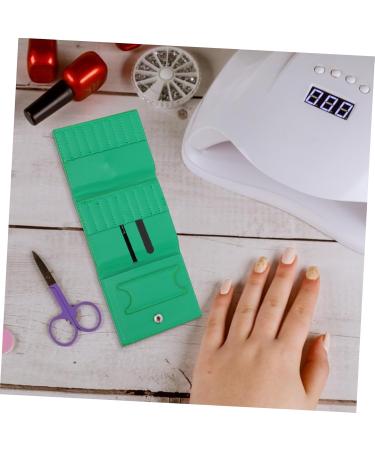 Healeved 1pc Grinding Diamond Storage Bag Tool Organizer Bag Salon Supply Grinding Head Storage Bag Pearl Hairbands Women Grinding Tool Bag Grinding Head Pouch Electric Skin Holder Nail 23.5x9.5cm Green - Buy Online on GoSupps.com