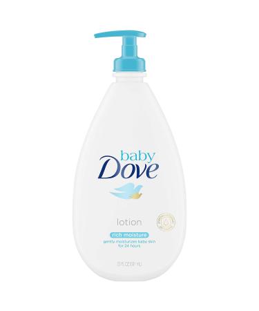 Baby Dove Sensitive Skin Care Body Lotion For Delicate Baby Skin Rich Moisture With 24-Hour Moisturizer 20 fl oz (Package May Vary)