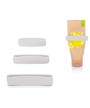 Mygadget 3x tubes squeezer set for all tubes sizes - expressing toothpaste cream cosmetics colors - tub expressor squeezer tube press - white press tube white