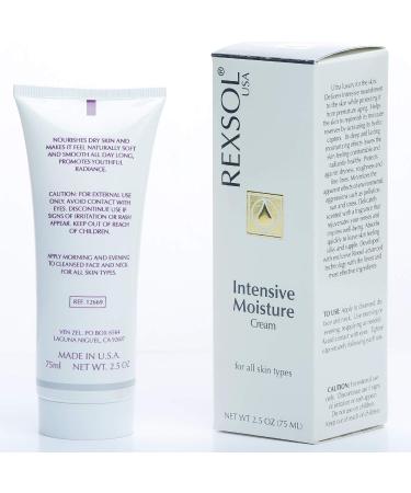 REXSOL Intensive Moisturizer Cream - Daily Face & Body Hydrating Cream for All Skin Types (75 ml) - Shop Internationally - Buy Online on GoSupps.com