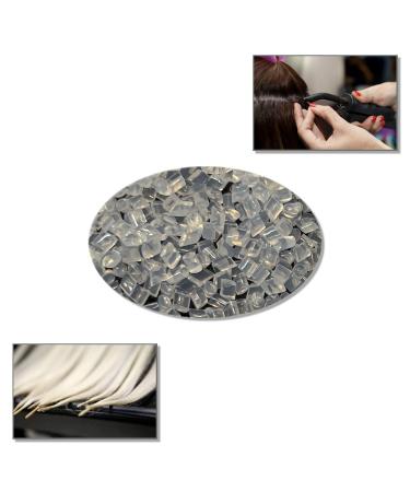 Kiara World Clear Italian Keratin Fusion Glue Beads Pellets Granules Transparent Tips for I/Tip Hair Extensions 100g - Buy Online on GoSupps.com