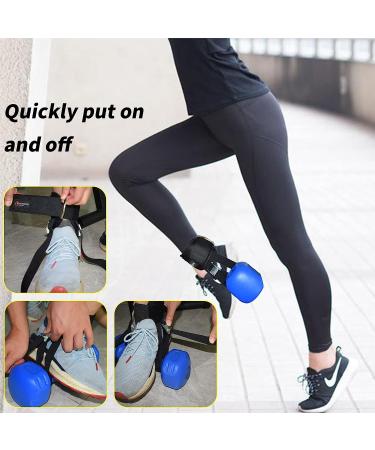 XonyiCos Adjustable Dumbbell Ankle Straps for Cable Machines - Breathable Type A-Pair for Weight Lifting, Kickbacks, and Leg Extensions - Buy Online on GoSupps.com