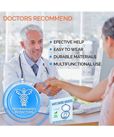 Lyplus Anti Snoring Nose Clips - 4 Pack Magnetic Device | 2022 New Version (Blue) - Buy Online on GoSupps.com